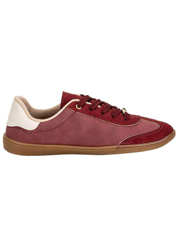 Moleca - Tênis Feminino Casual Moleca 5605472 Vermelho 4