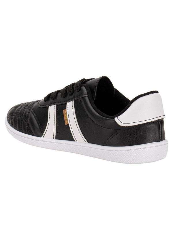 Moleca - Tênis Feminino Casual Moleca 5605475 - Preto/Branco 3