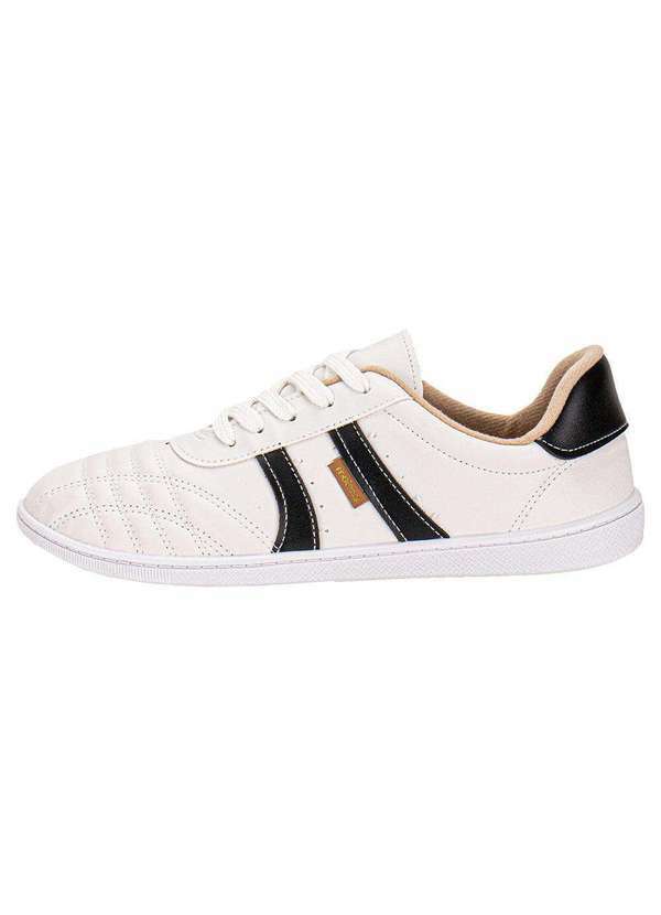 Moleca - Tênis Feminino Casual Moleca 5605475 - Branco/Preto 2