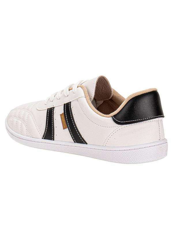 Moleca - Tênis Feminino Casual Moleca 5605475 - Branco/Preto 3
