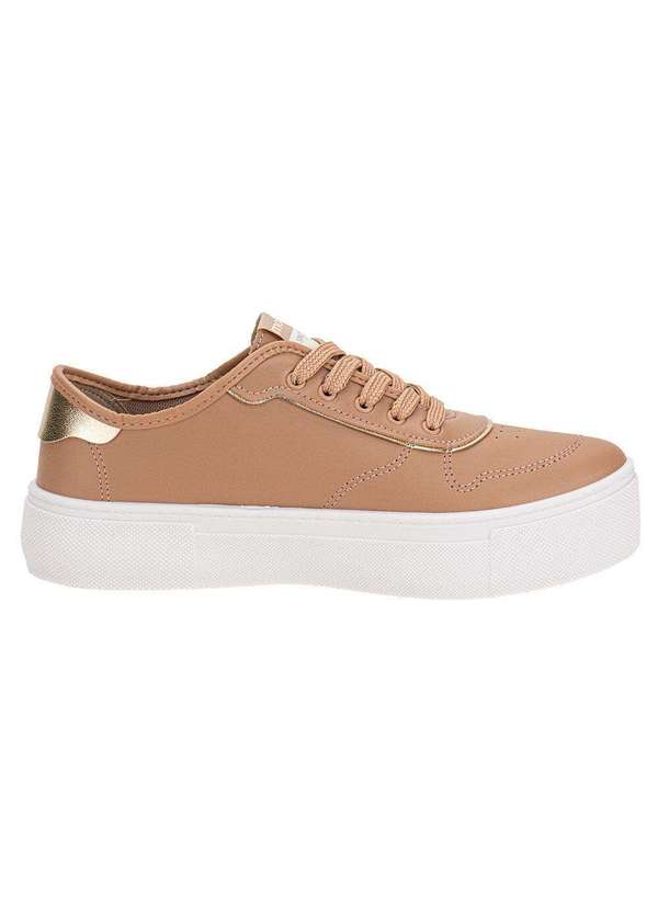 Moleca - Tênis Feminino Casual Moleca 5658539 - Salmão 5