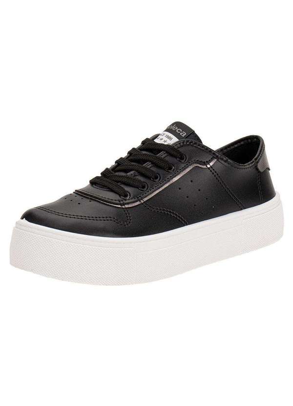 Moleca - Tênis Feminino Casual Moleca 5658539 - Preto/Grafite