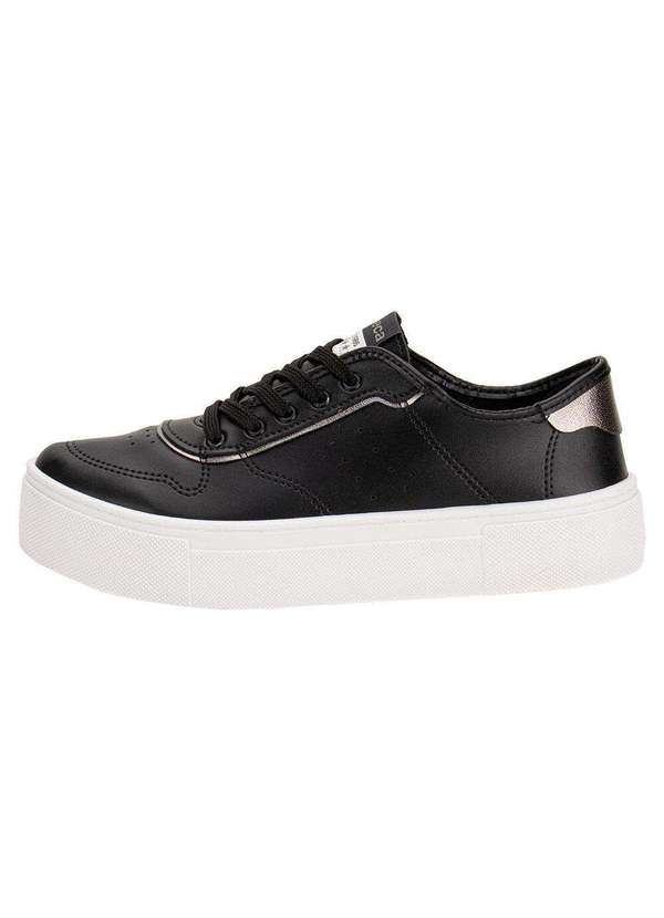 Moleca - Tênis Feminino Casual Moleca 5658539 - Preto/Grafite 2