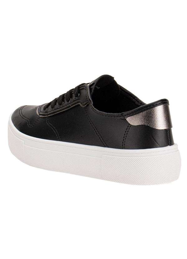 Moleca - Tênis Feminino Casual Moleca 5658539 - Preto/Grafite 3