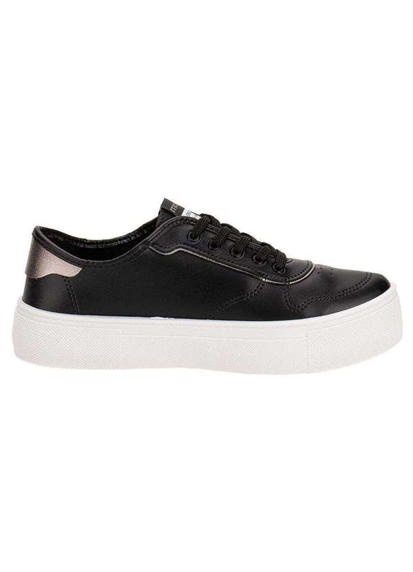 Moleca - Tênis Feminino Casual Moleca 5658539 - Preto/Grafite 5