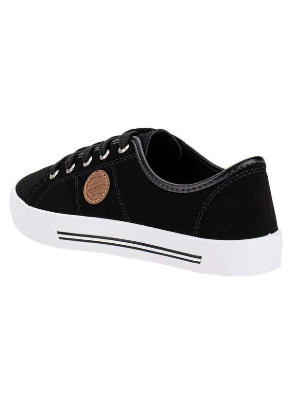 Moleca - Tênis Feminino Casual Moleca 5667302 - Preto/Nobuck 3
