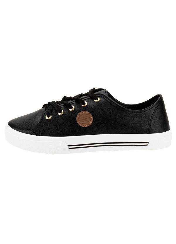 Moleca - Tênis Feminino Casual Moleca - 5667302 Preto 01 2