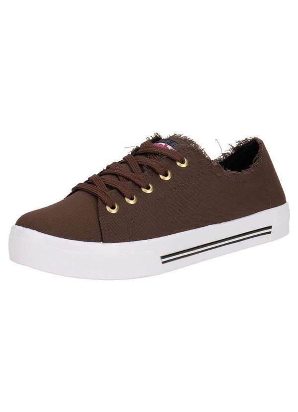 Moleca Tênis Feminino Casual Moleca 5667322 Chocolate