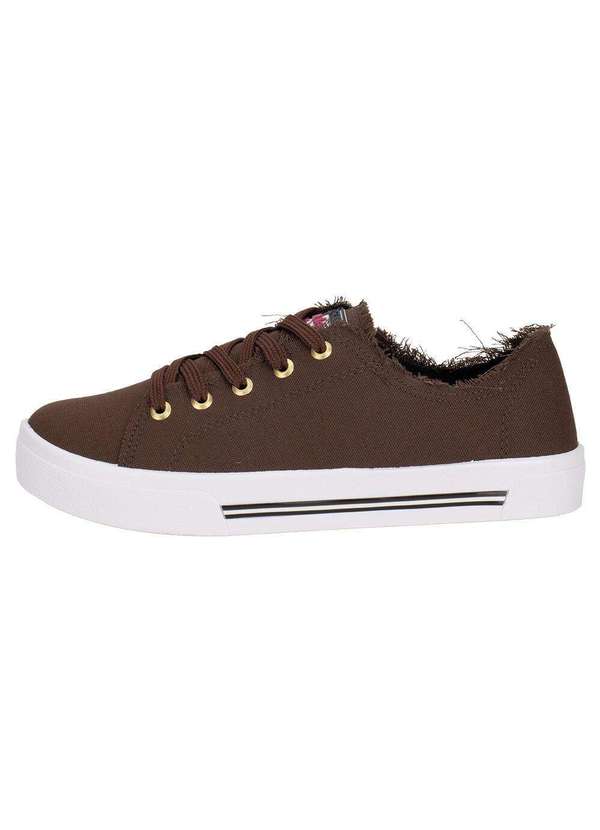Moleca - Tênis Feminino Casual Moleca 5667322 Chocolate 2