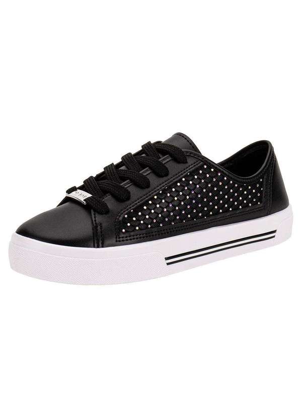Moleca - Tênis Feminino Casual Moleca 5667343 - Preto