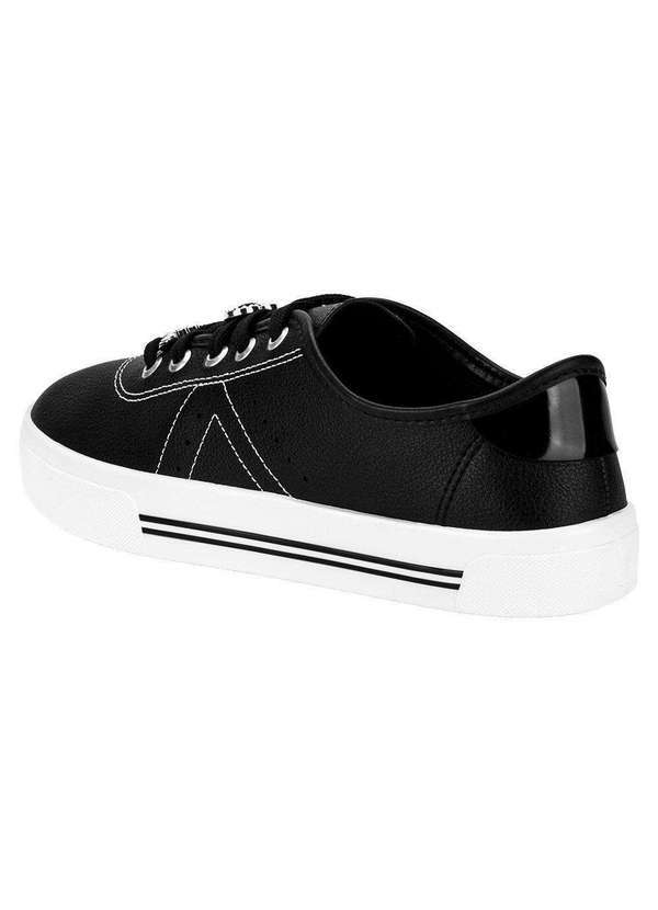 Moleca - Tênis Feminino Casual Moleca 5667345 - Preto 3