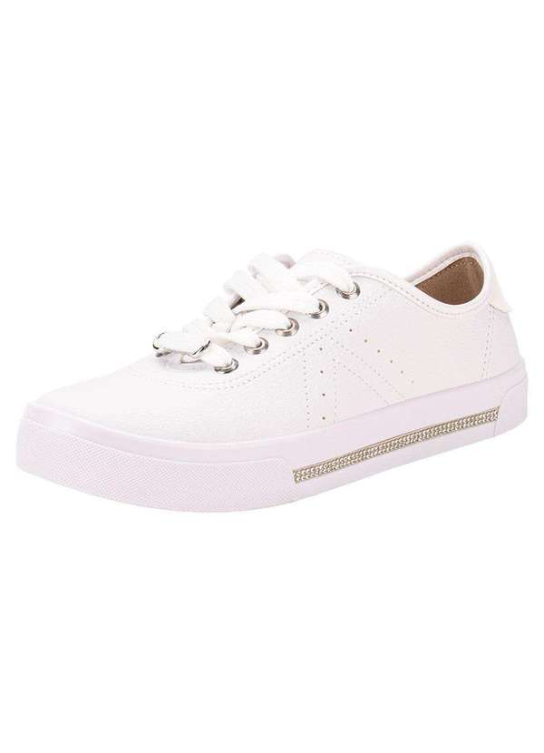Moleca - Tênis Feminino Casual Moleca 5667645 - Branco