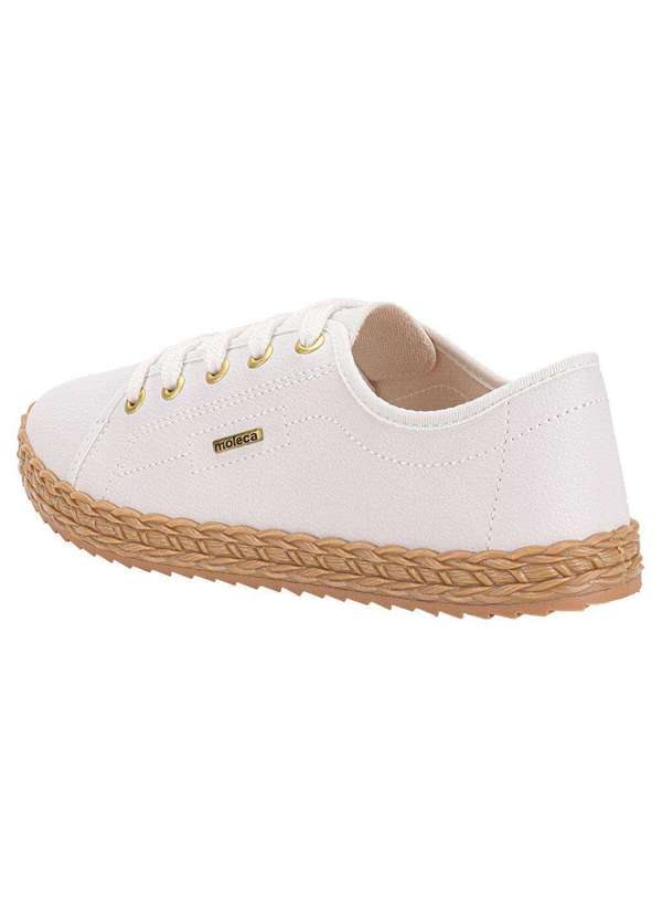 Moleca - Tênis Feminino Casual Moleca 5696332 - Branco 3