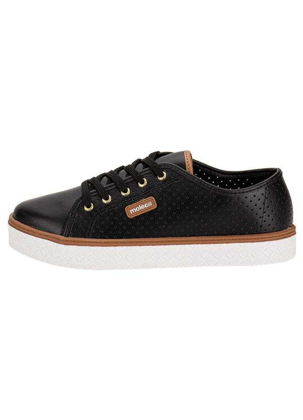 Moleca - Tênis Feminino Casual Moleca 5712205 - Preto 2