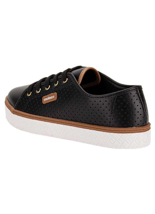 Moleca - Tênis Feminino Casual Moleca 5712205 - Preto 3