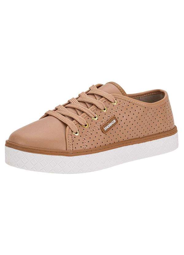 Moleca - Tênis Feminino Casual Moleca 5712205 - Salmão