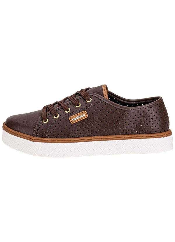 Moleca - Tênis Feminino Casual Moleca 5712205 Chocolate 2
