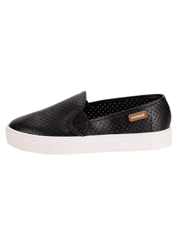 Moleca - Tênis Feminino Casual Moleca 5712304 - Preto 2
