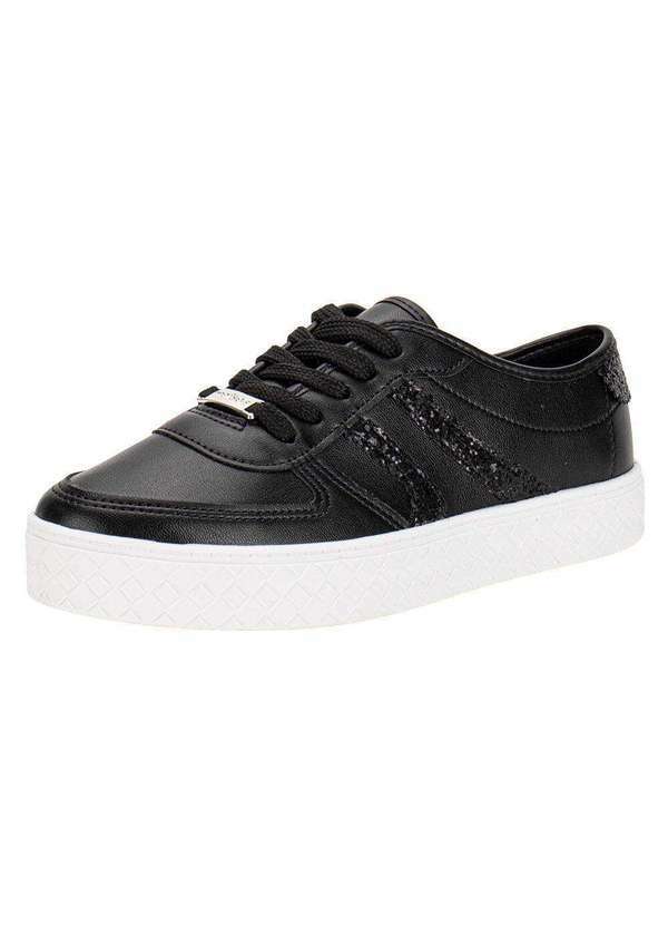 Moleca - Tênis Feminino Casual Moleca 5712330 - Preto