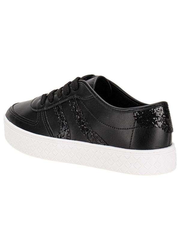 Moleca - Tênis Feminino Casual Moleca 5712330 - Preto 3