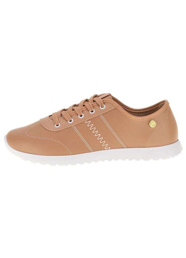 Moleca - Tênis Feminino Casual Moleca - 5736110 - Bege 2