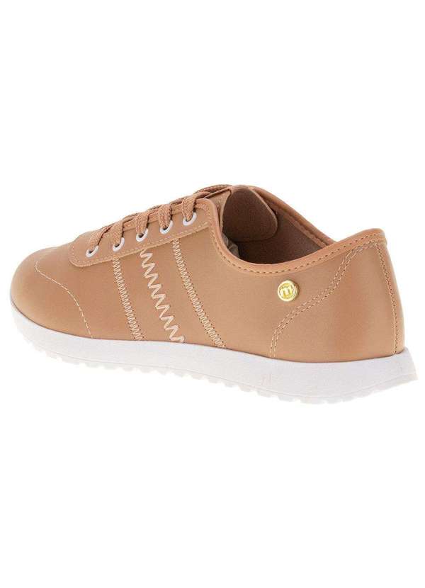 Moleca - Tênis Feminino Casual Moleca - 5736110 - Bege 3