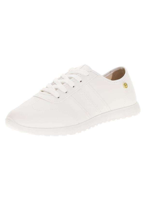 Moleca - Tênis Feminino Casual Moleca - 5736110 - Branco