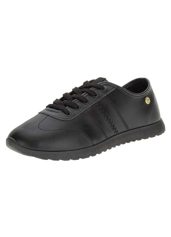 Moleca - Tênis Feminino Casual Moleca - 5736110 - Preto