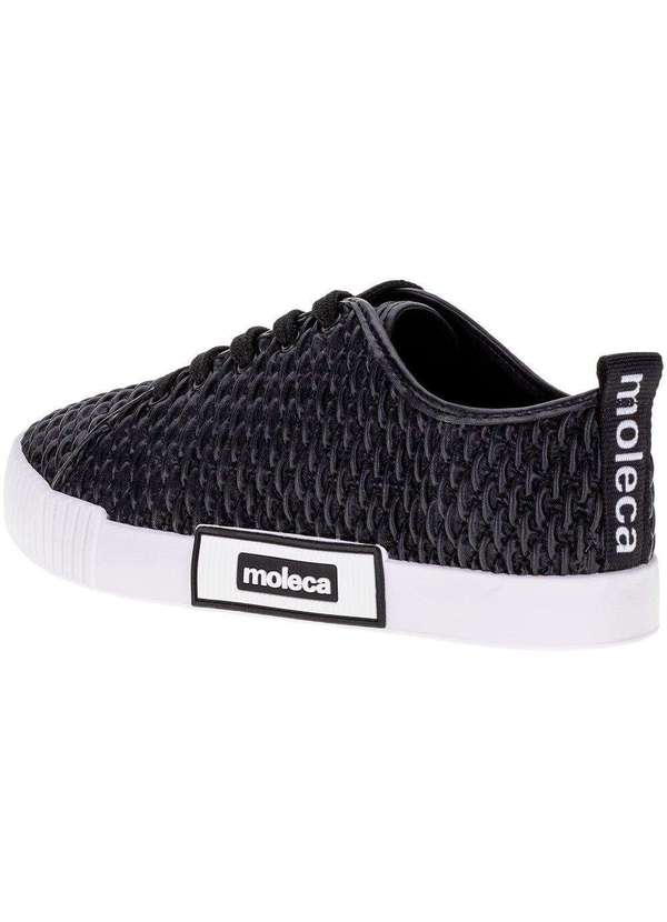 Moleca - Tênis Feminino Casual Moleca - 5740201 - Preto 3