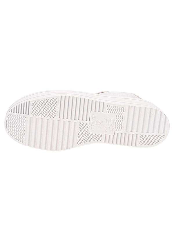 Moleca - Tênis Feminino Casual Moleca 5782315 - Branco/Prata 4