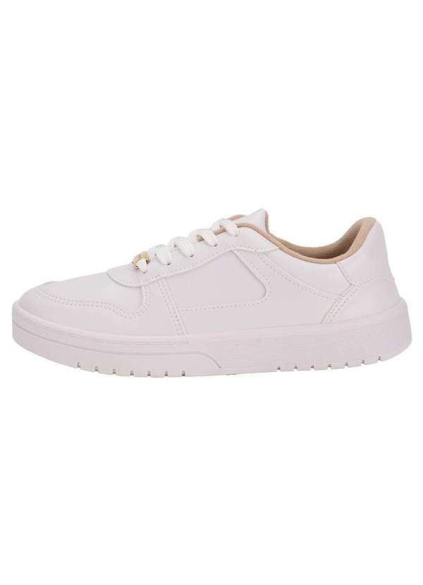 Moleca - Tênis Feminino Casual Moleca 5791110 - Branco 2