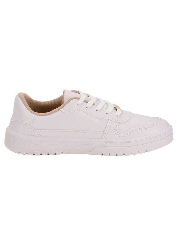 Moleca - Tênis Feminino Casual Moleca 5791110 - Branco 4