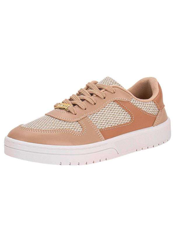 Moleca - Tênis Feminino Casual Moleca 5791110 - Bege