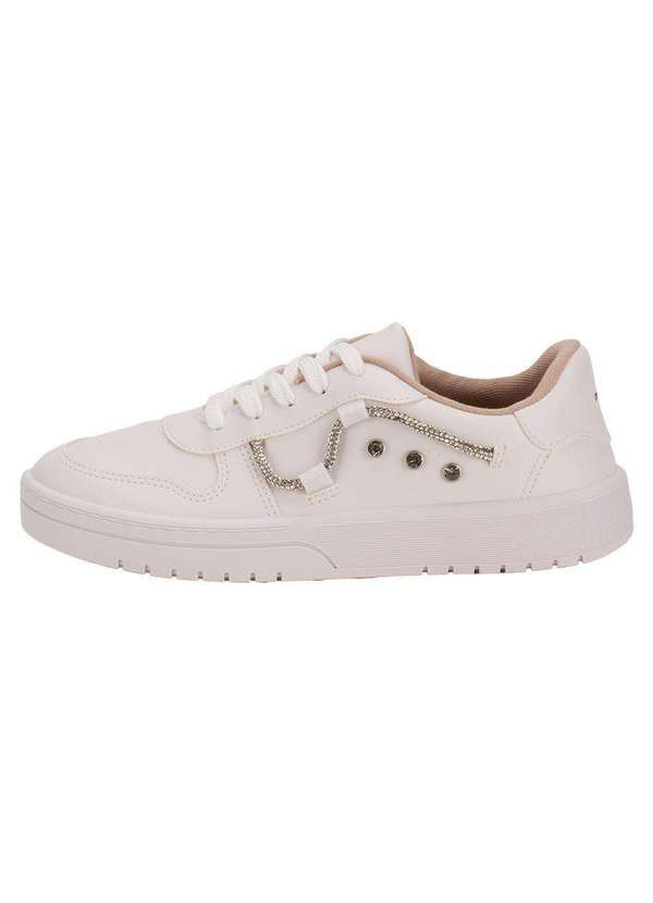 Moleca - Tênis Feminino Casual Moleca 57911111 - Branco 2