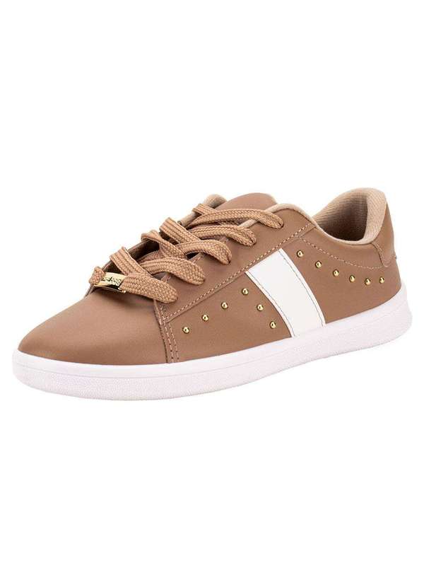 Marca Moleca Feminino TÃªnis Moleca Sport Dourado Tênis Moleca