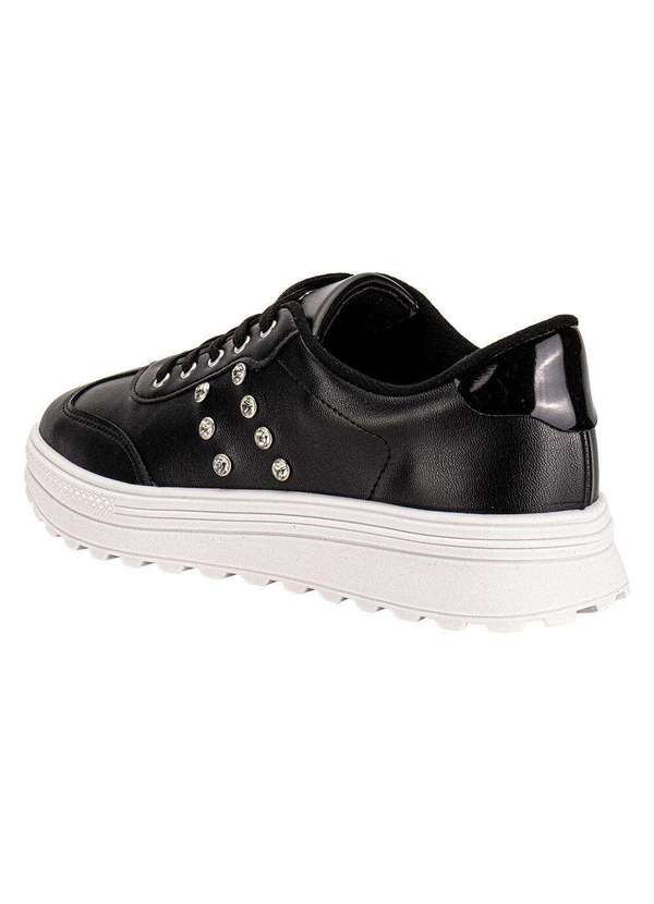 Moleca - Tênis Feminino Casual Moleca 5809103 - Preto 3
