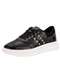Moleca - Tênis Feminino Casual Moleca 5809103 - Marfim - variação: - Preto