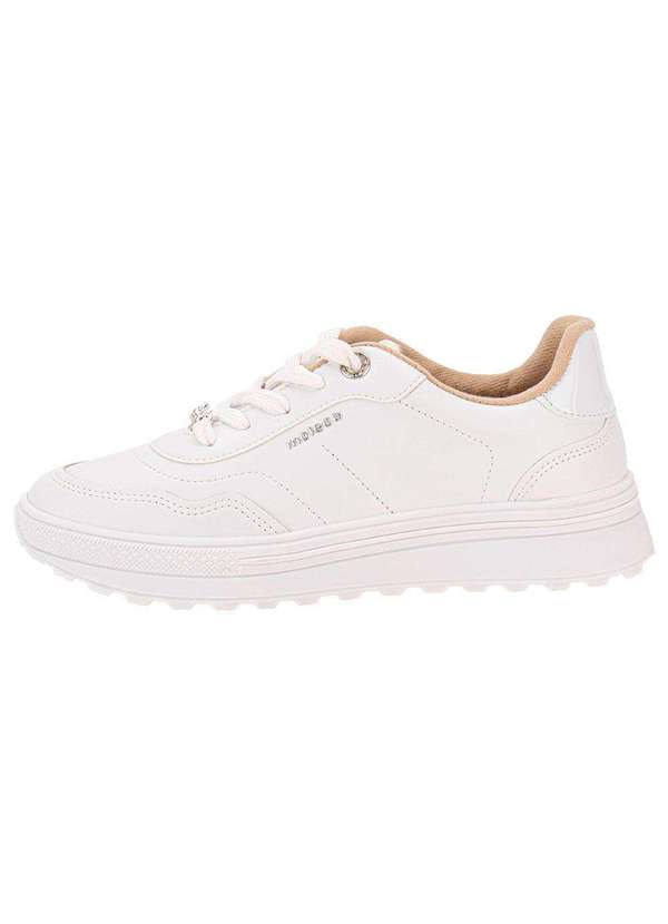 Moleca - Tênis Feminino Casual Moleca 5809105 - Branco 2