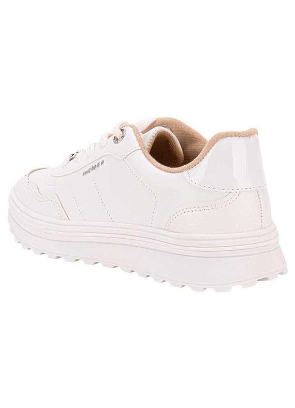 Moleca - Tênis Feminino Casual Moleca 5809105 - Branco 3