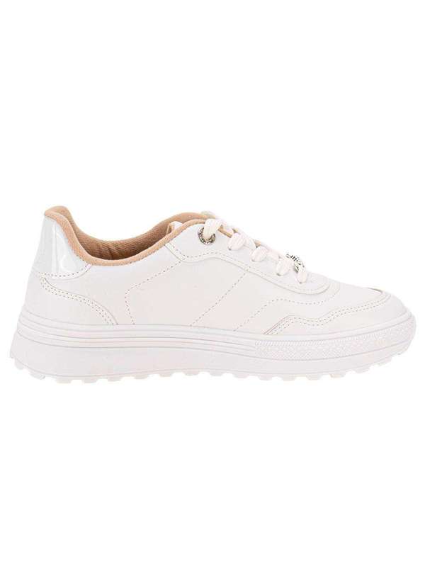 Moleca - Tênis Feminino Casual Moleca 5809105 - Branco 5