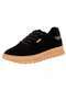 Moleca - Tênis Feminino Casual Moleca 5809106 - Preto - variação: - Preto/Camurça