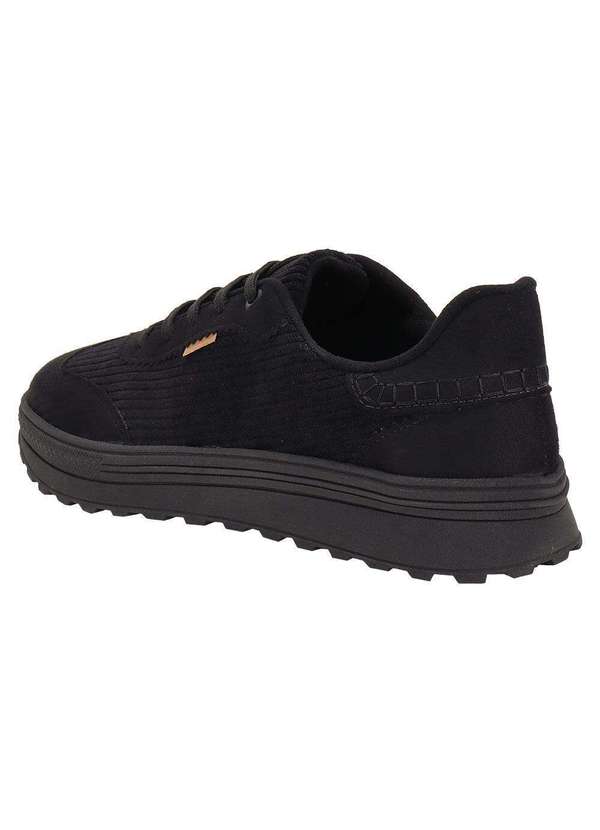 Moleca - Tênis Feminino Casual Moleca 5809106 - Preto 3