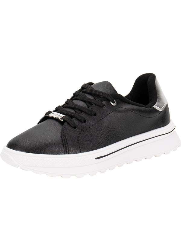 Moleca - Tênis Feminino Casual Moleca 5809210 - Preto 1