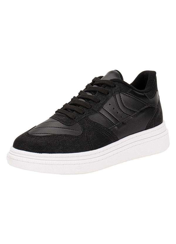Moleca - Tênis Feminino Casual Moleca 5816101 - Preto