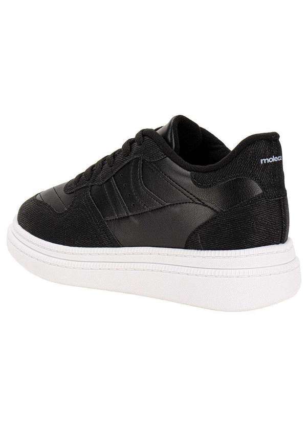 Moleca - Tênis Feminino Casual Moleca 5816101 - Preto 3