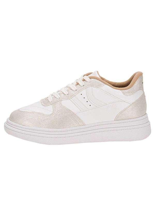 Moleca - Tênis Feminino Casual Moleca 5816101 - Branco 2