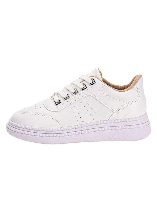 Moleca - Tênis Feminino Casual Moleca 5816104 - Branco 2