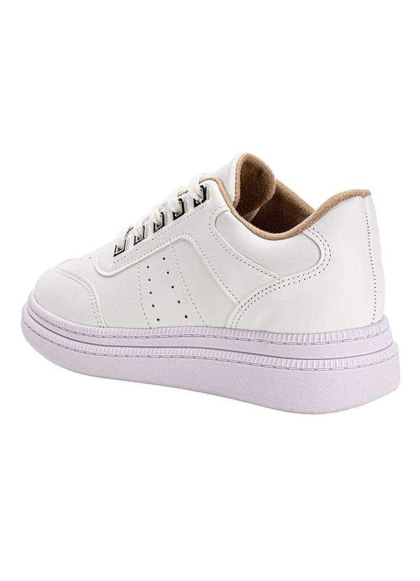 Moleca - Tênis Feminino Casual Moleca 5816104 - Branco 3
