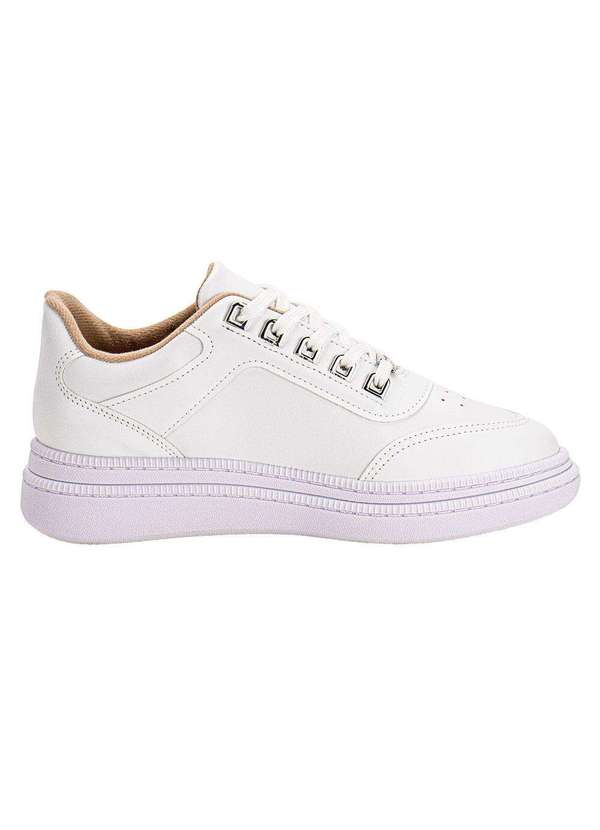 Moleca - Tênis Feminino Casual Moleca 5816104 - Branco 5