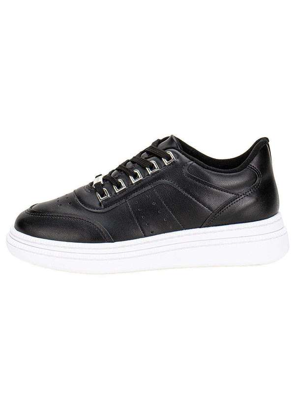 Moleca - Tênis Feminino Casual Moleca 5816104 - Preto 2